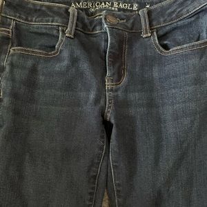 Dark washed American eagle jeans